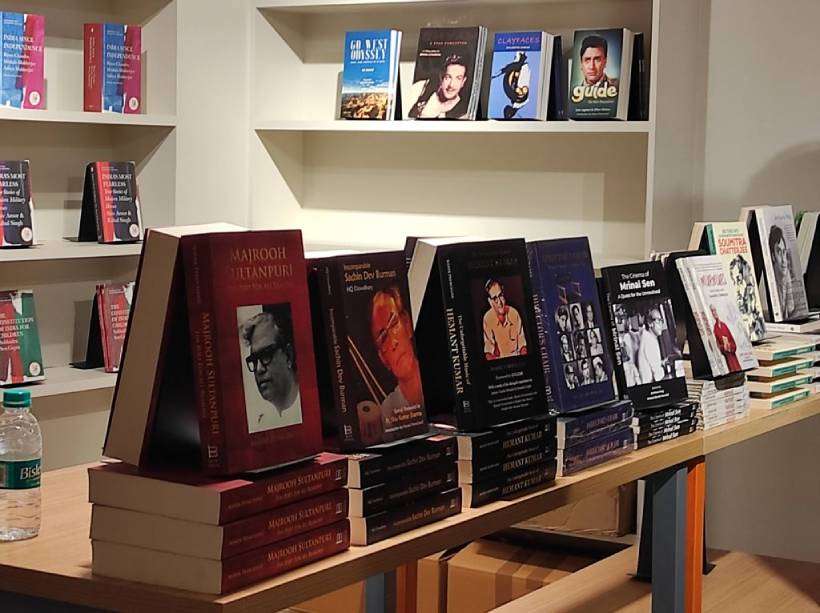 Blue Pencil books on display at the event